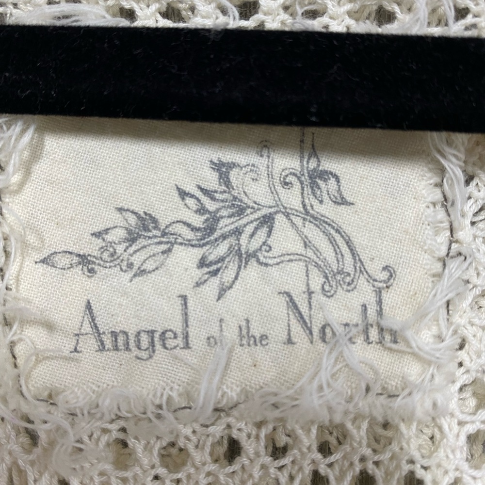 Anthropologie Angel Of The North Crochet Sweater EUC Oversized Size Small - Picture 5 of 7